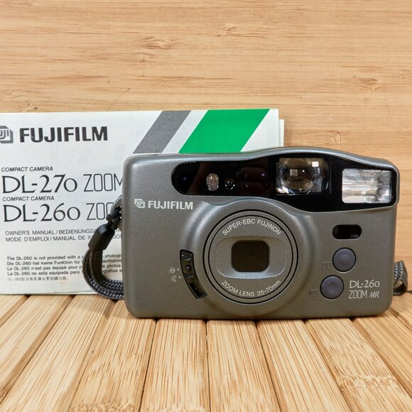 Vintage Fujifilm DL-260 Zoom MR Point and Shoot Film Camera, FUJINON Zoom Lens - Picture 1 of 8